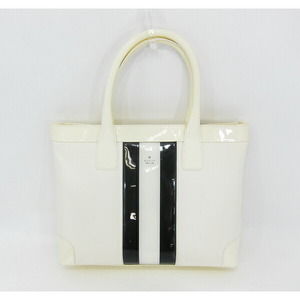 GUCCI canvas tote bag white black